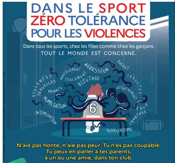stop aux violences dans le sport, prévention des abus dans le golf sur les jeunes et enfants