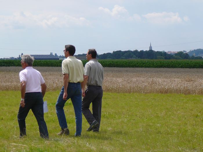 Philippe et Hugues Vanbremeersch, construction du golf de Mérignies