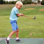 enfants practice Merignies Golf