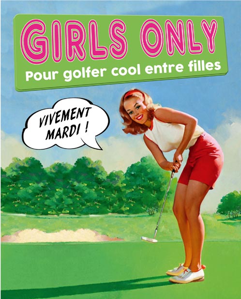 Girls only, matinée de golf pour les filles et dames, les ladies de Mérignies.