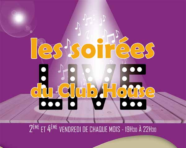 soiree live grand soirées musique live club house de Mérignies Golf