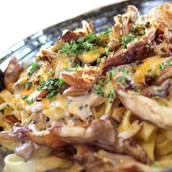 tagliatelles champignons