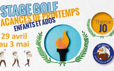Stage de Golf jeunes – Thème JO – 29 avril au 3 mai
