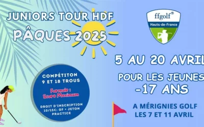 JUNIOR TOUR DES HDF – 7 et 11 avril à Mérignies