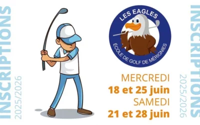 INSCRIPTION à l’ÉCOLE DE GOLF