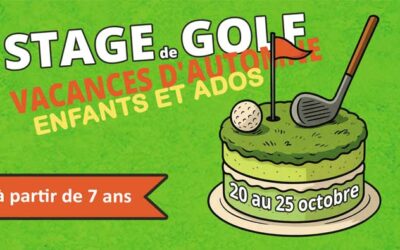 Stage de golf enfants et jeunes – Toussaint 2025