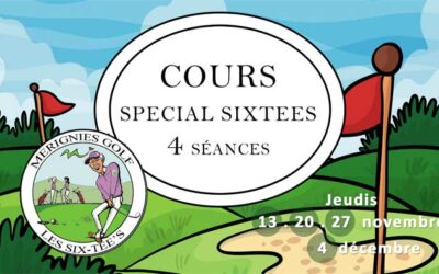 Cours Seniors – 13 . 20 . 27 nov et 4 déc