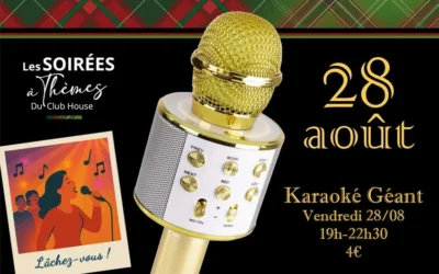 Karaoké – Vendredi 28 août