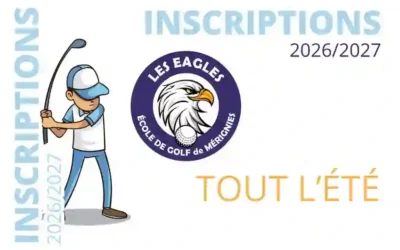 (ré)-Inscription à l’Ecole de Golf – 2026/2027