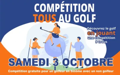 Compétition Tous au Golf – Samedi 3 octobre