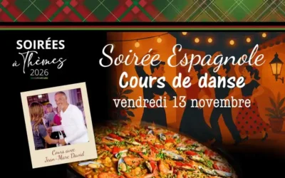 Soirée Espagnole et cours de danse – vendredi 13 novembre